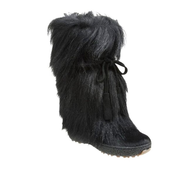 Pajar Women's Scarlet Winter Fur Boot Brown Women's 37 -4F Like New - Picture 5 of 12